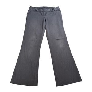 The Limited Studio 400 Drew fit gray wide leg dress pants. Size 4S. workwear Y2K